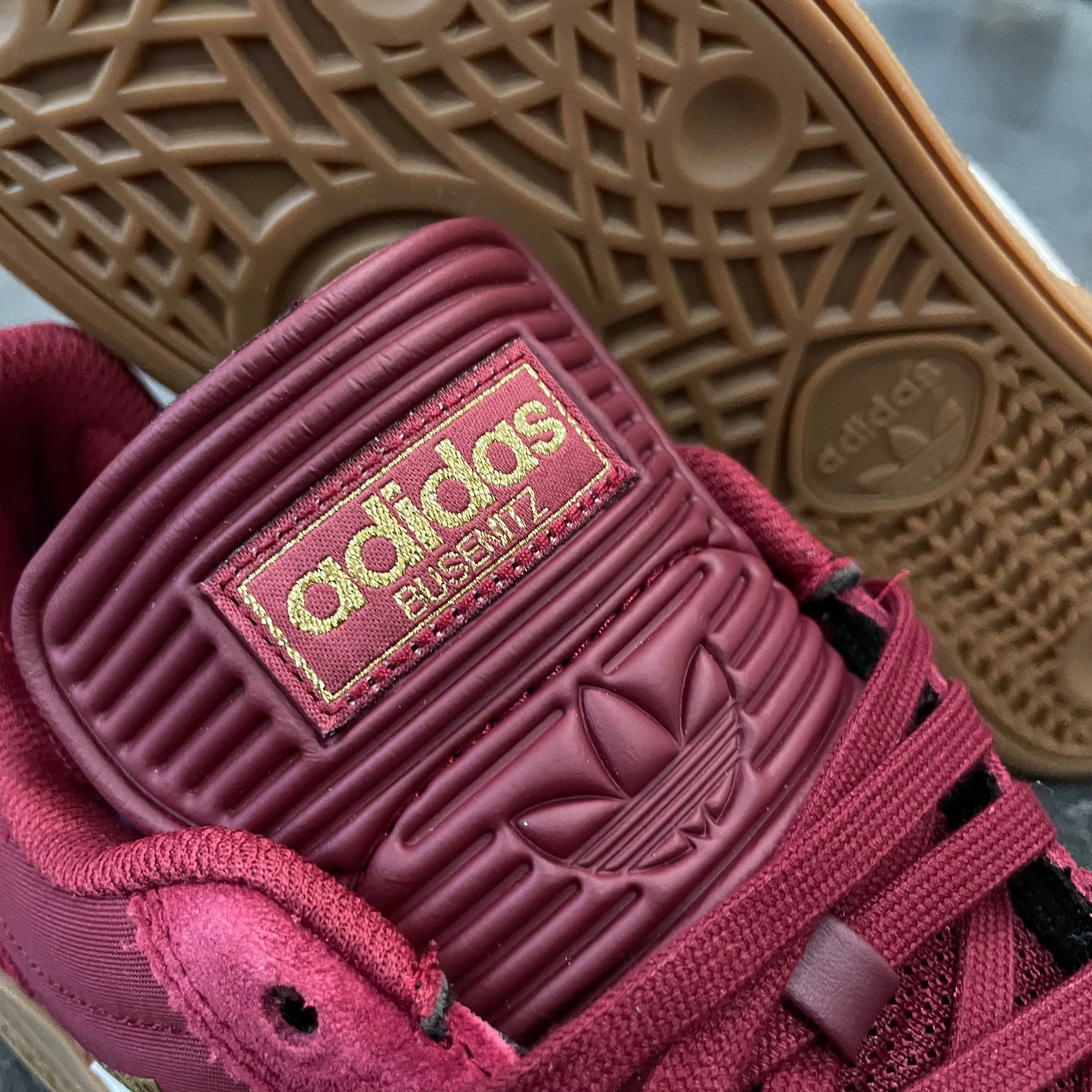 Adidas Busenitz Burgundy/White/Gold