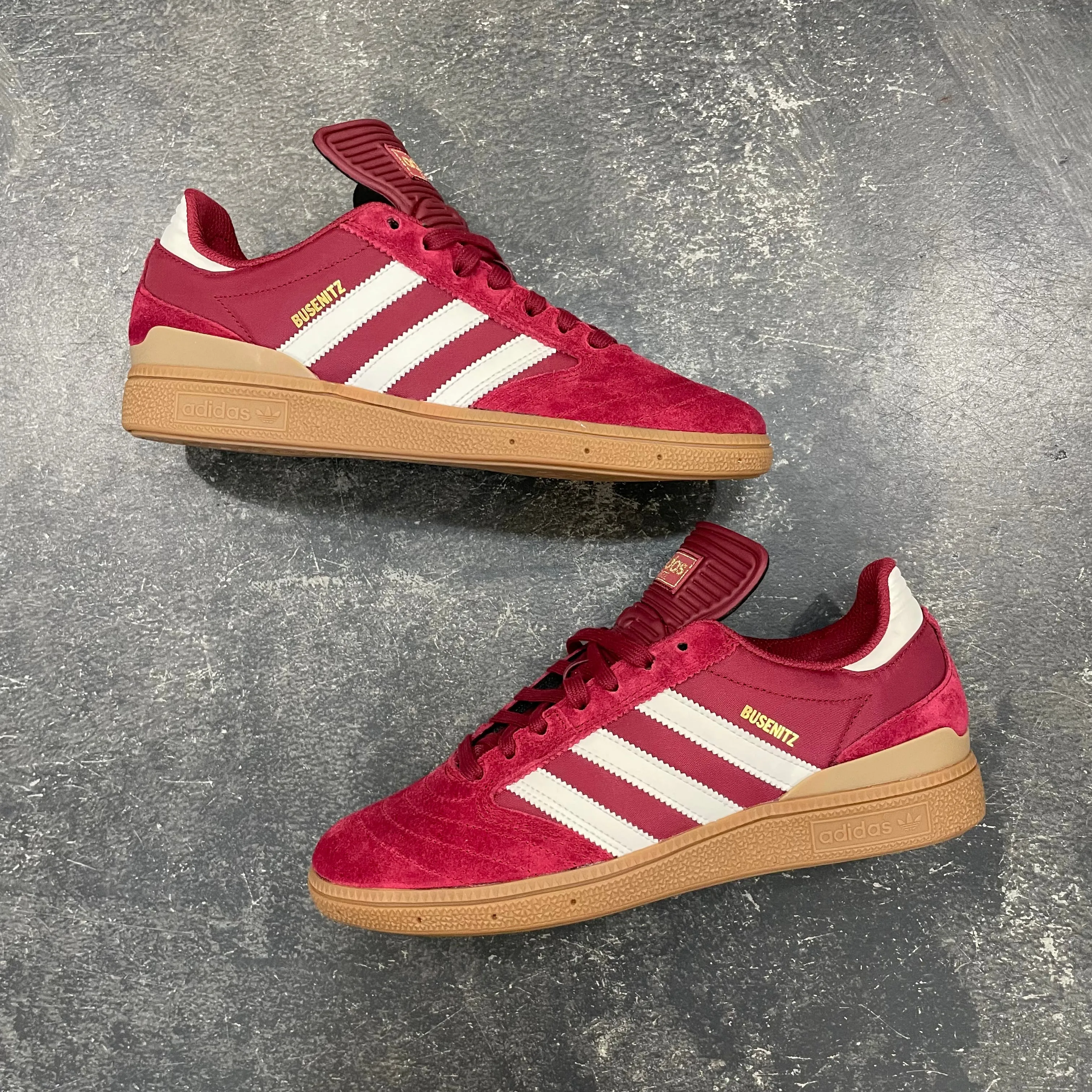 Adidas Busenitz Burgundy/White/Gold