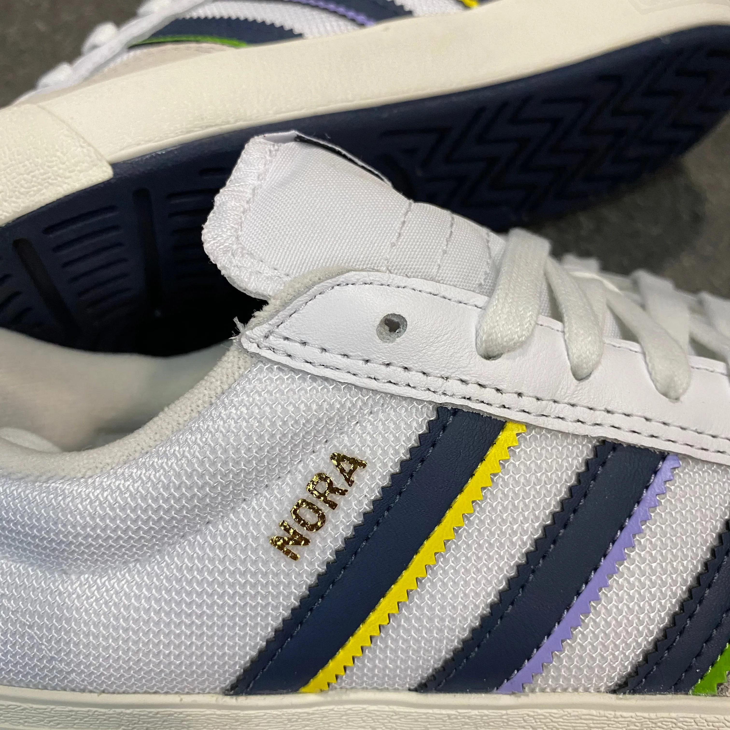 Adidas Nora White/Navy/Gold