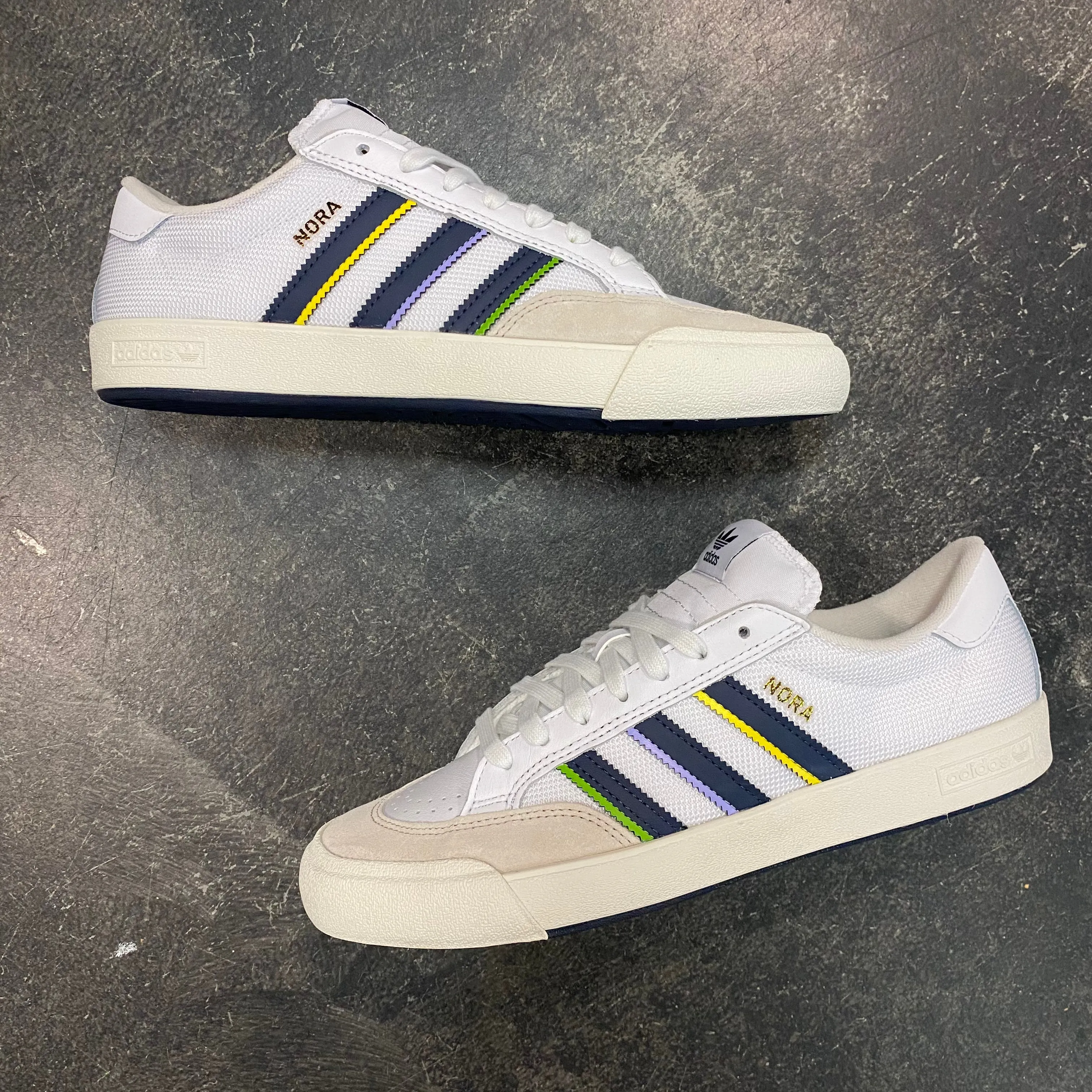 Adidas Nora White/Navy/Gold