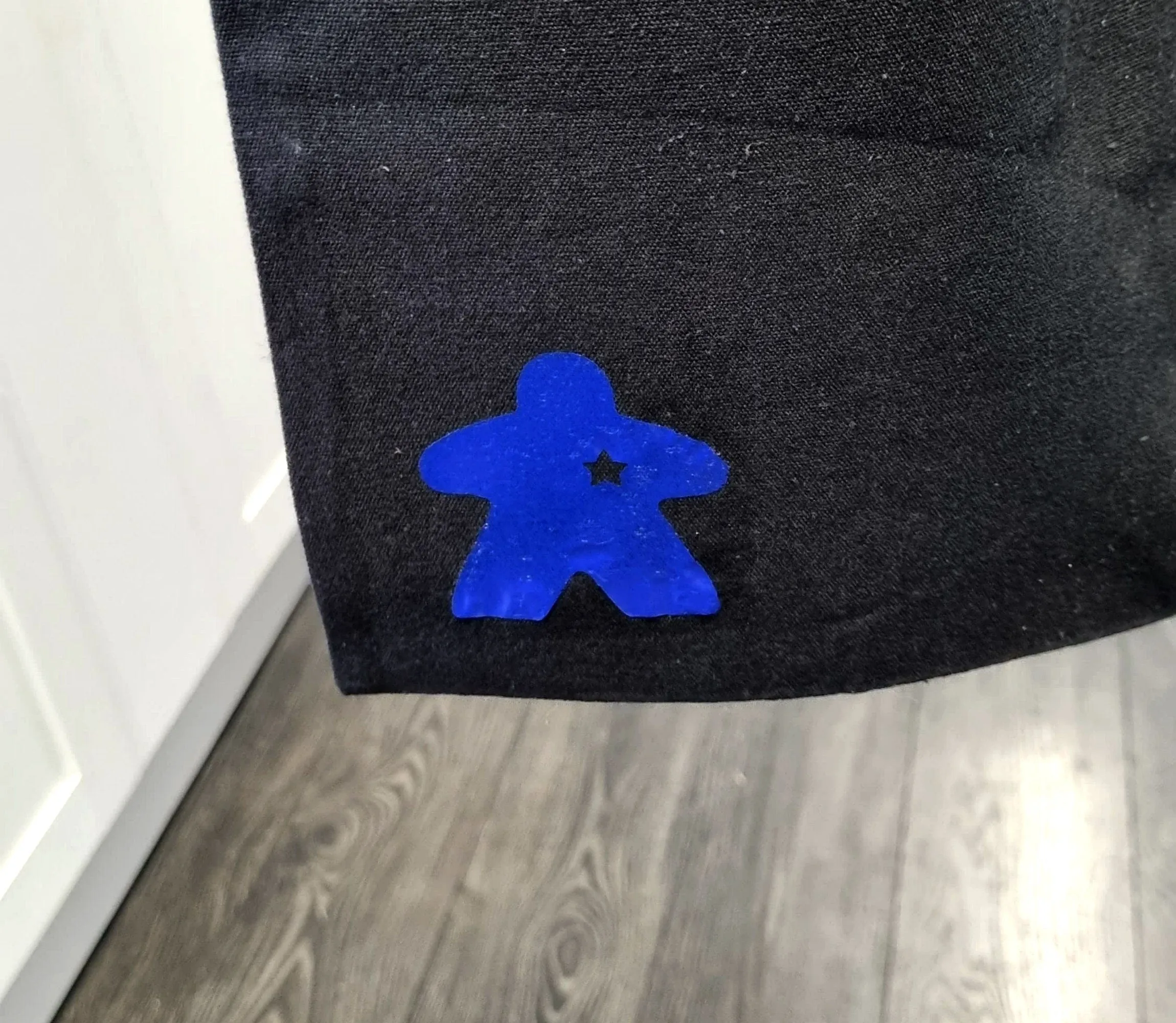 his/hers/theirs iron on VINYL MEEPLE STICKERS set of 2 in a variety of colours