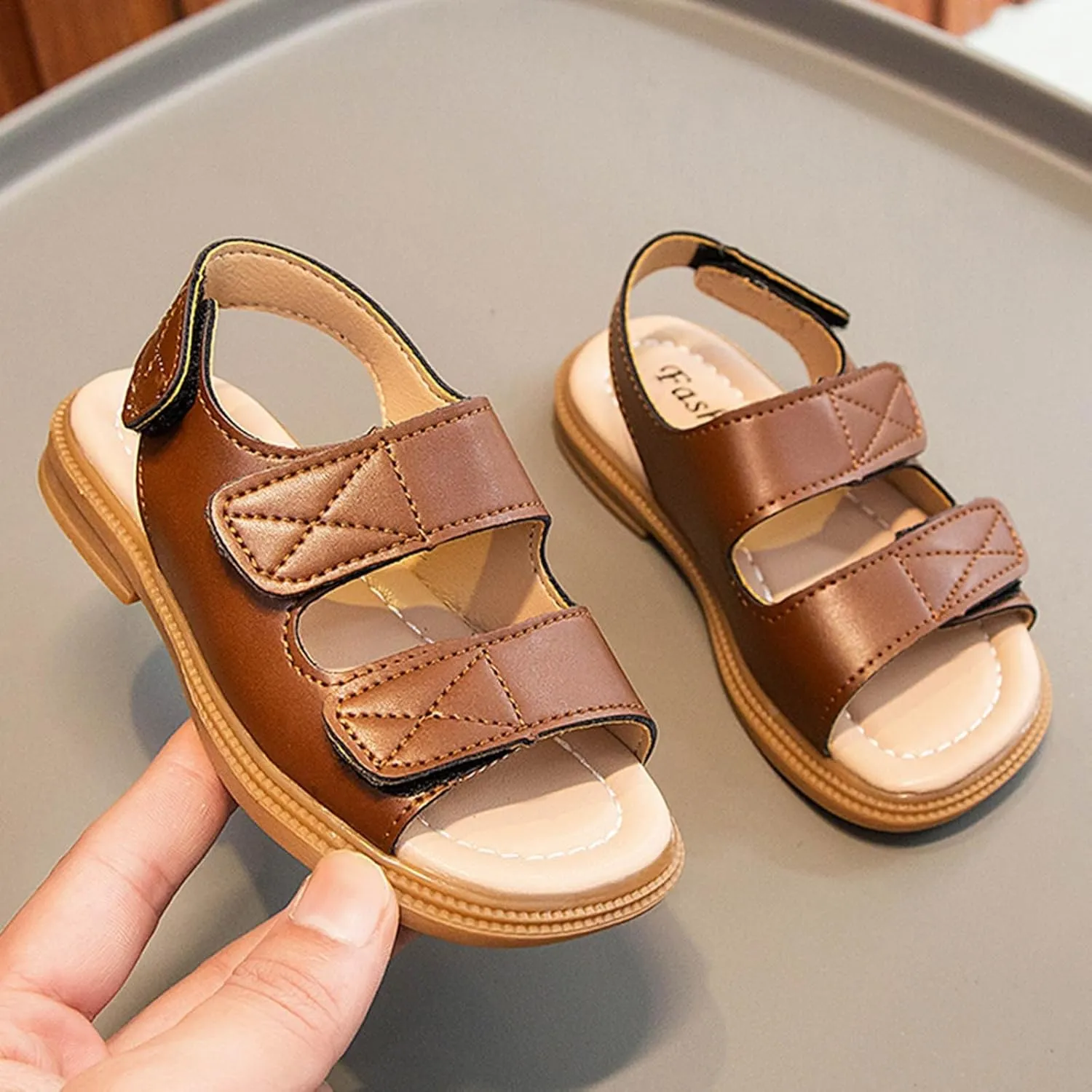 Kids' Sandals Summer Girls' Big Kids' Beach Shoes Girls' Soft Soled Casual Shoes for White Sandals for Toddler