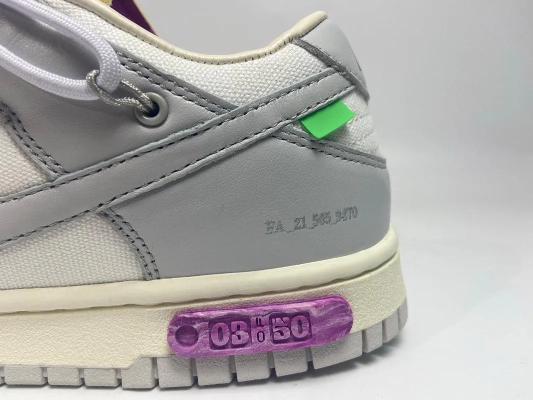 NIKE X OFF WHITE - DUNK SB " LOT 3 "