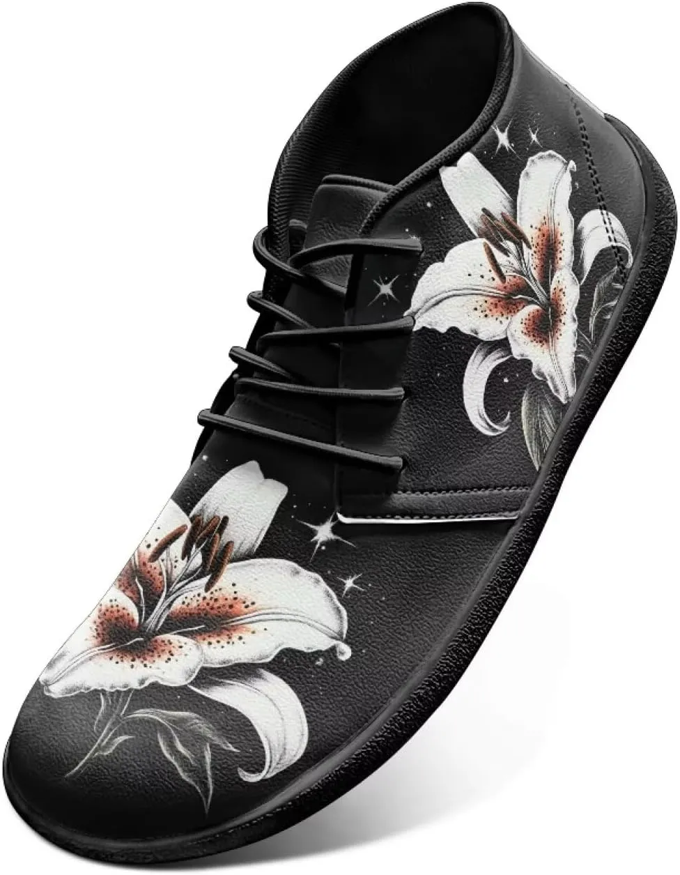 Womens Barefoot Shoes Leather Wide Toe Box Shoes for Women Waterproof Walking Shoes