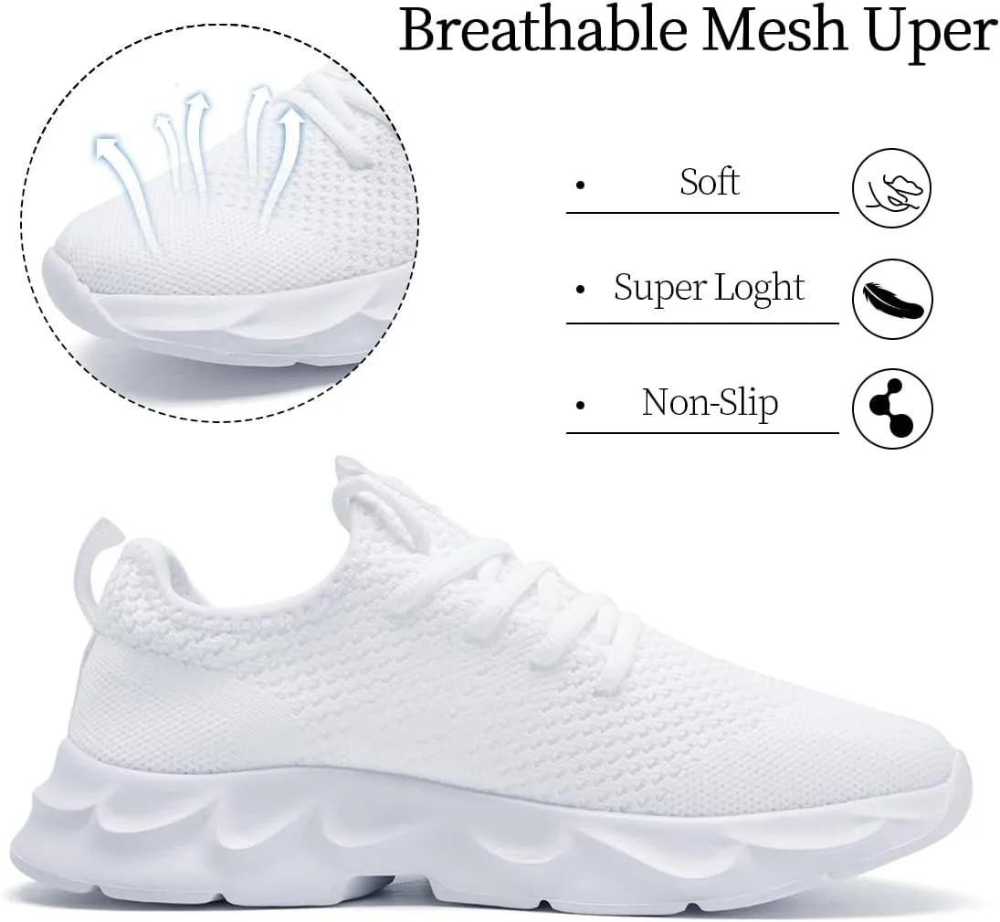 Women's Running Shoes Breathable Casual Athletic Sneakers Lightweight Comfortable Slip On Gym Walking Tennis Fashion Casual Shoes Sports Shoes
